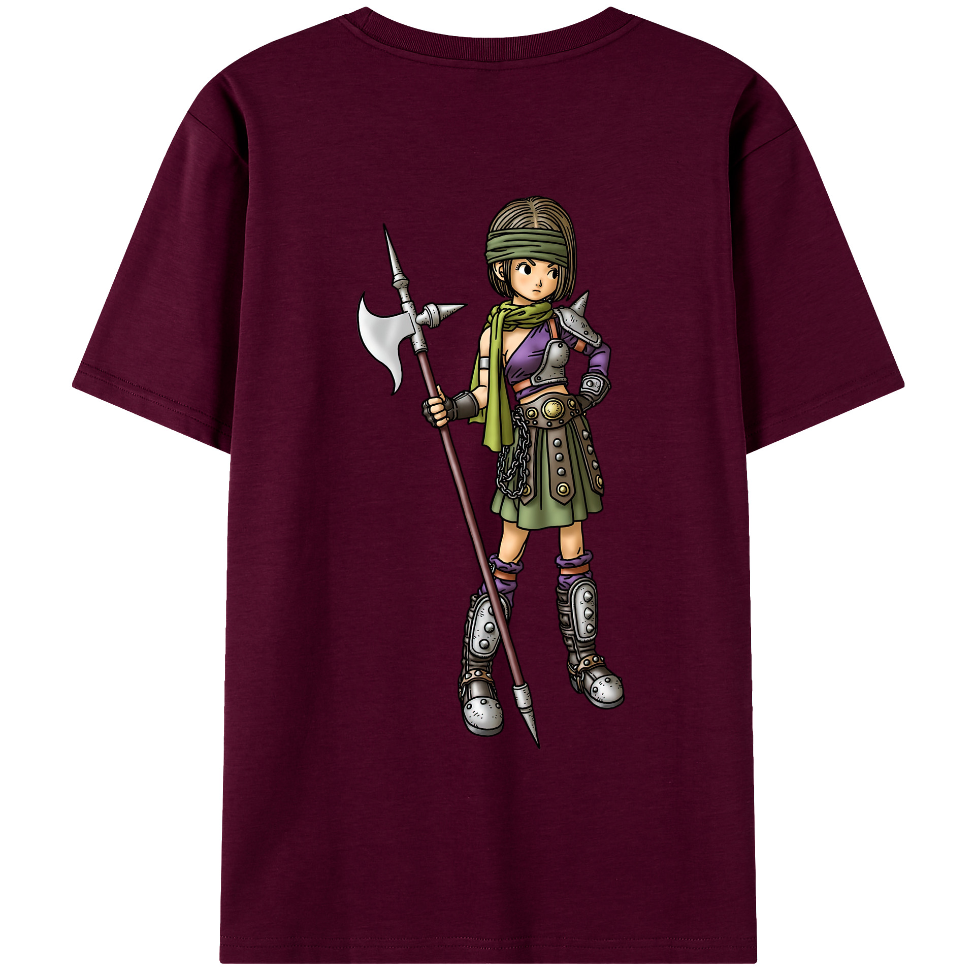 （画像用） ドラゴンクエスト Doragon Kuesuto Dragon Quest レディース半袖Tシャツ(バックプリント)